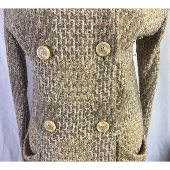 Free People Cardigan Knit Wool Sweater Buttons Down - Picture 8 of 12